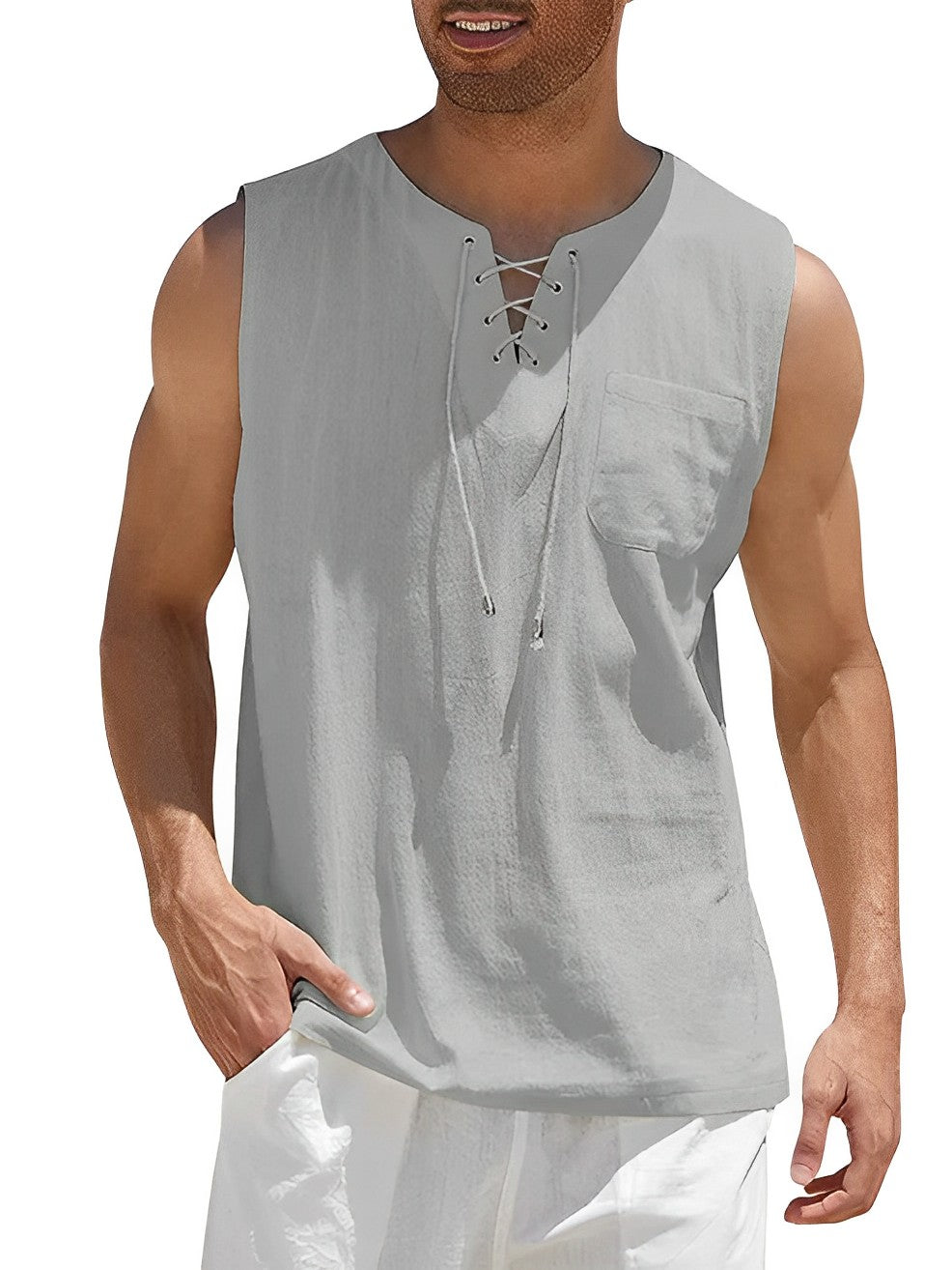 Jerrod - Sommertop - Schick/Elegant - Vielseitigs Design - Ideal für Summer für Herren