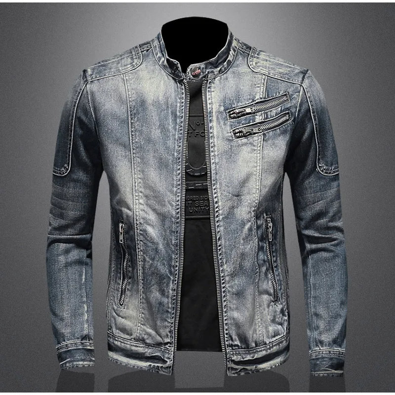 Jayden - Jacke - Lässig - Denim - Ideal für den Winter für Herren