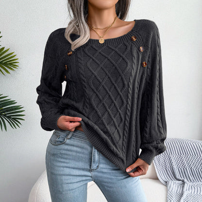 Quinby - Strickpullover - Elegant - Atmigs Material - Ideal für Herbscht für Damen