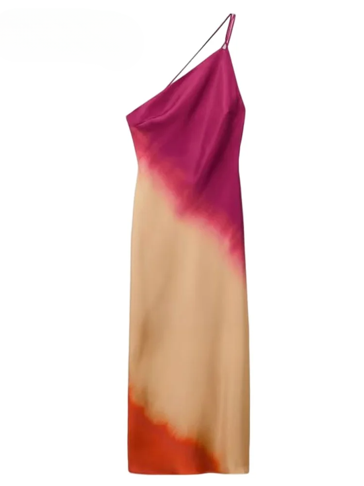 Aliona - Langes Kleid - Schick - Luxuriöses Material - Ideal für Summer für Damen