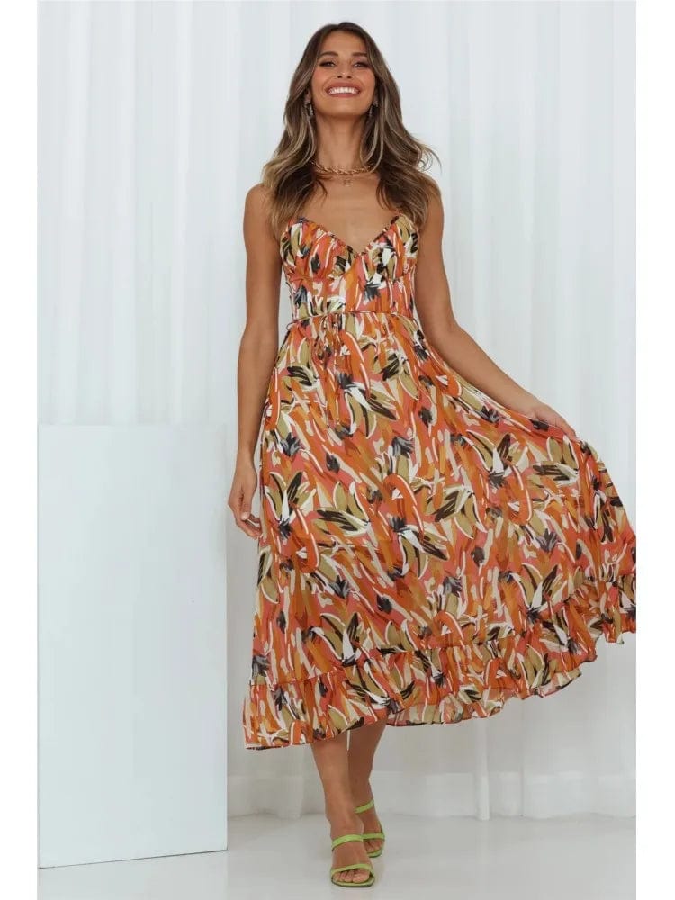 Xiomara - Sommerkleid - Schick - Einzigartig Druck - Ideal für Summer für Damen