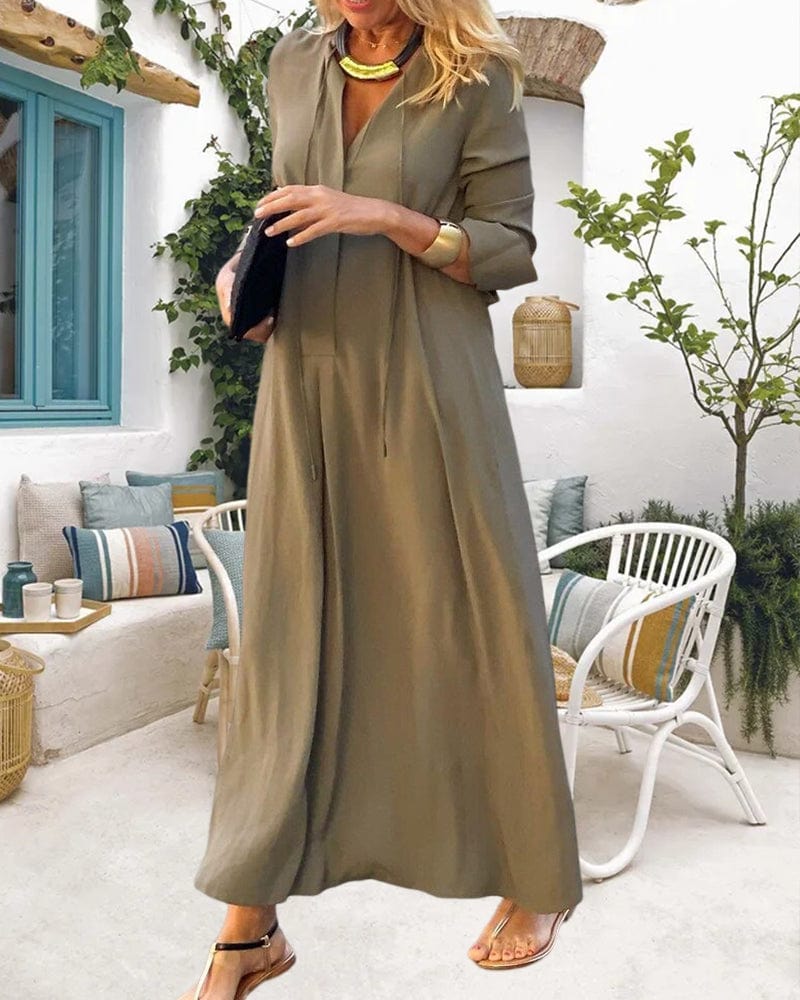 Ynez - Elegantes langärmeliges Kleid - Schick - Individuell gestaltbar - Ideal für den Sommer für Damen