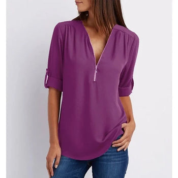 Mireya - Bluse - Elegant - Vielseitigs Design - Ideal für Geschäft für Damen