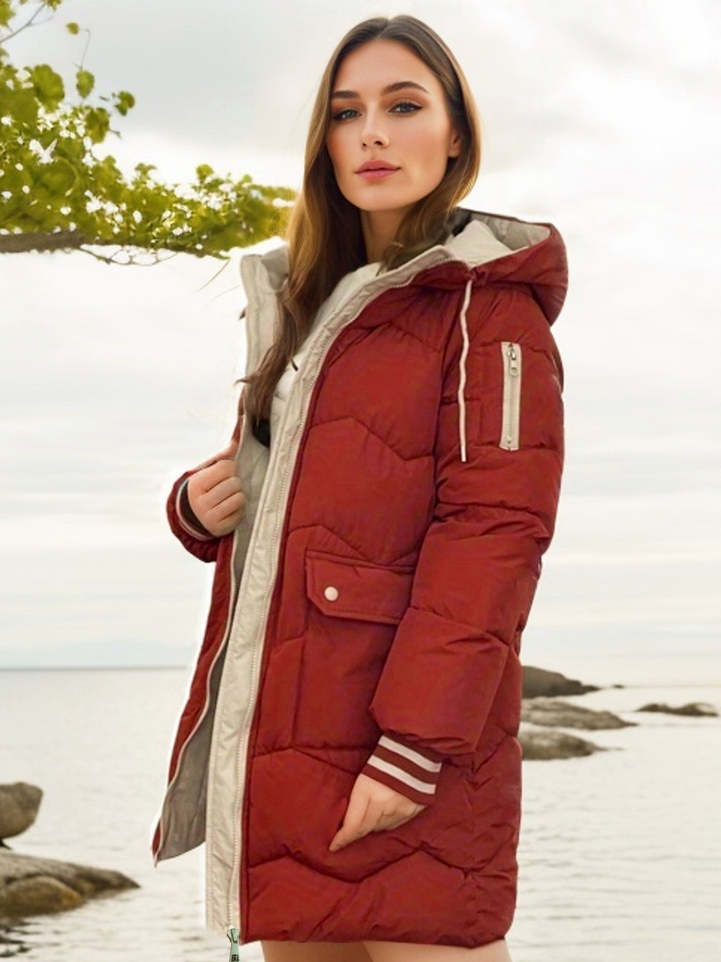 Ada - Warme Winter-Pufferjacke für Damen