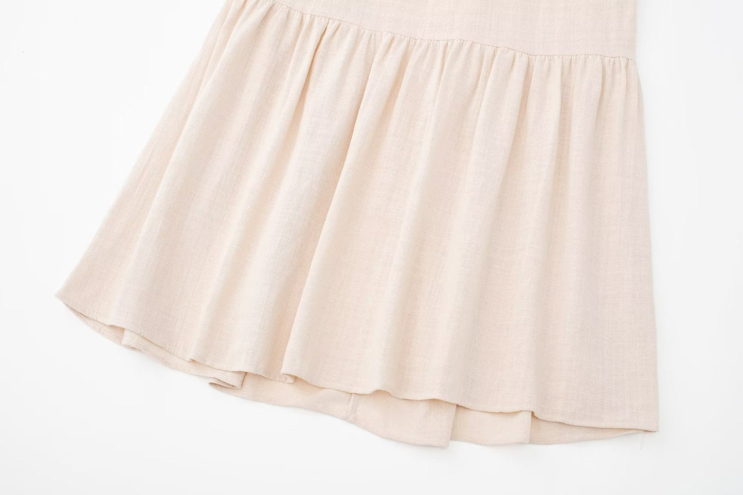 Mythalor - Freizeitkleid - Lässig - Beige Handgmacht Formaler Stil-Saisonale Kollektion - Ideal für Summer für Damen