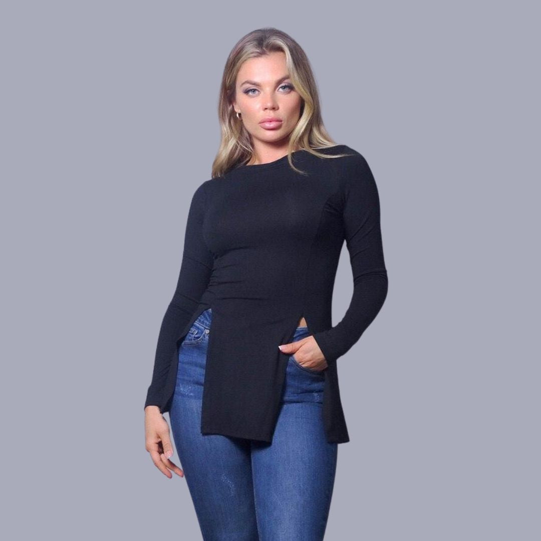 Marissa - Bluse - Schick - Blau / Vielseitigs Design - Formelli Anläss für Damen