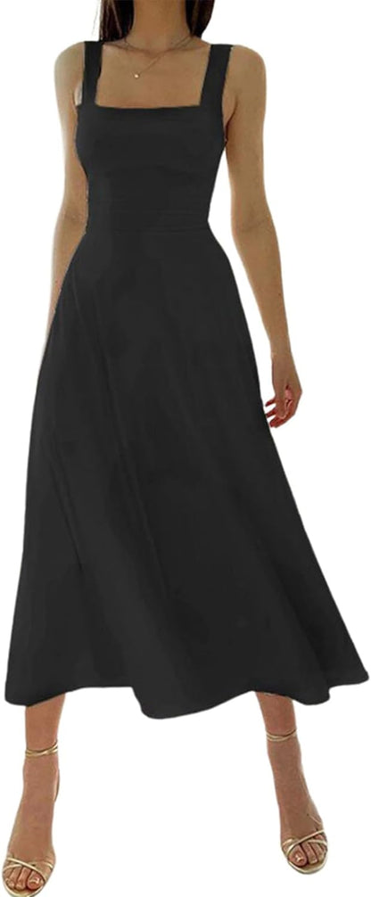 Levina - Lässiges Midi-Sommerkleid für Damen