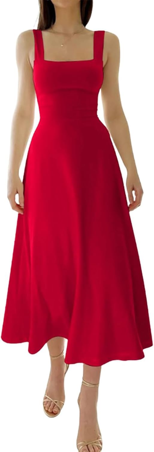 Levina - Lässiges Midi-Sommerkleid für Damen