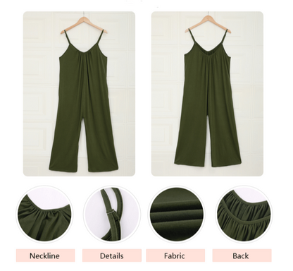 Cecille - Jumpsuit - Ärmellos - Schick-und-bequem - Frühling/Sommer für Damen