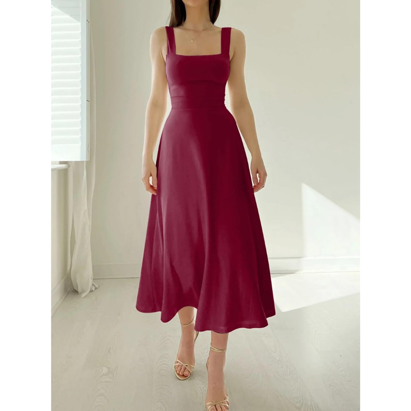 Levina - Lässiges Midi-Sommerkleid für Damen