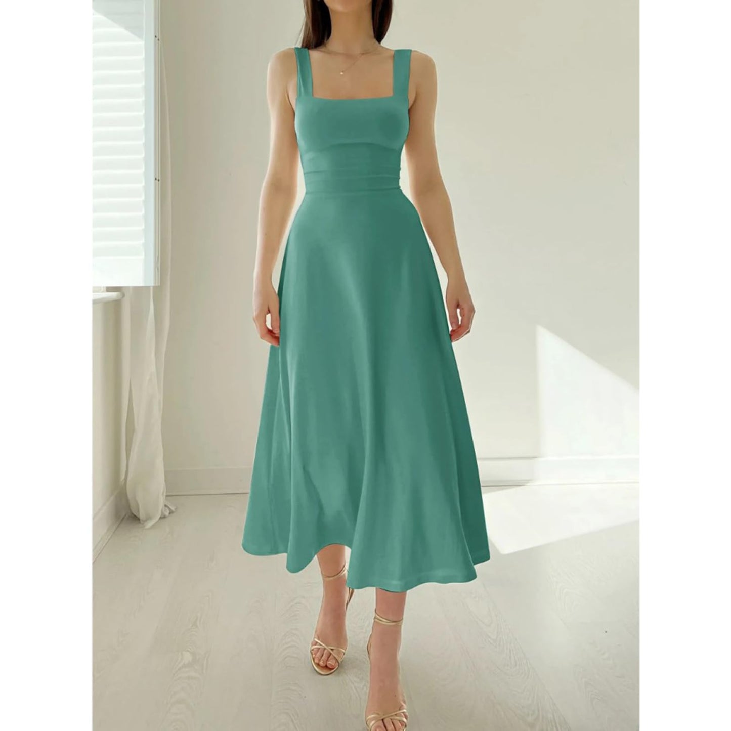 Levina - Lässiges Midi-Sommerkleid für Damen