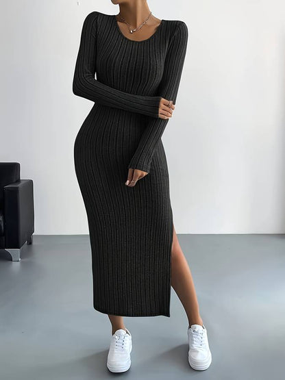 Gavrielle - Langärmeliges Strickkleid für Damen