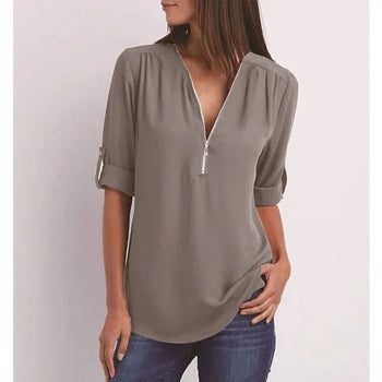 Mireya - Bluse - Elegant - Vielseitigs Design - Ideal für Geschäft für Damen