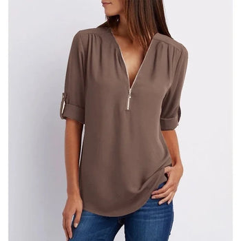 Mireya - Bluse - Elegant - Vielseitigs Design - Ideal für Geschäft für Damen