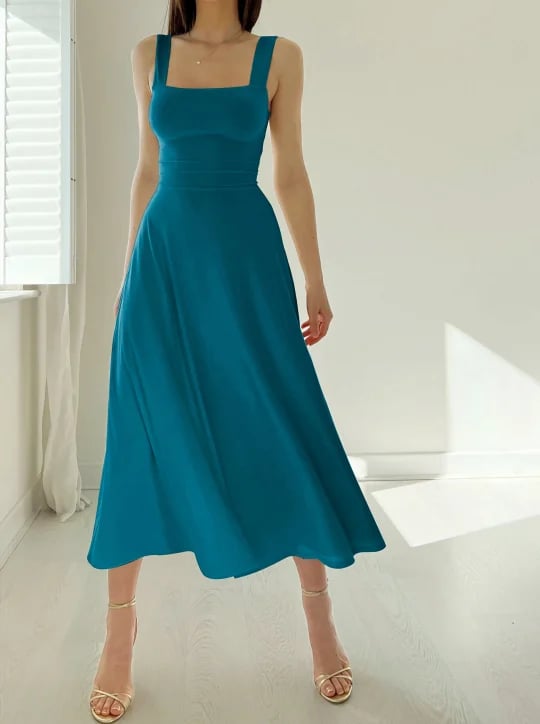 Novia - Bequemes Bambus-Midikleid für Damen