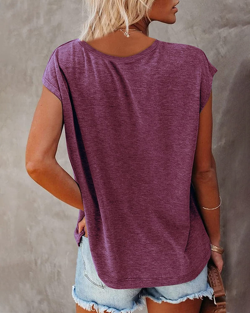 Ceres - Ärmelloses Tank-Top mit V-Ausschnitt für Damen