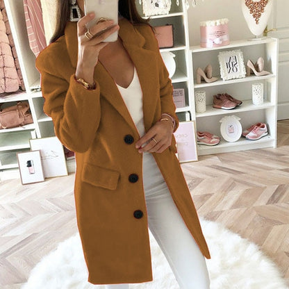 Malena - Mantel - Klassisch - Trendy - Ideal für Herbst / Winter für Damen