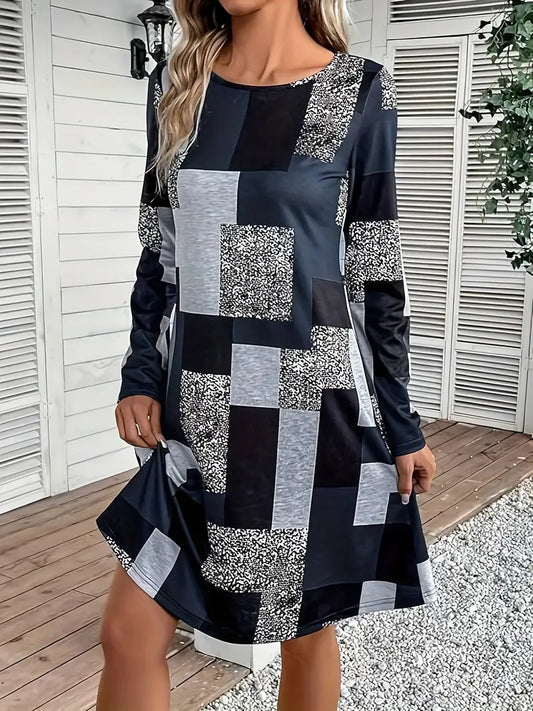 Agneta - Kleid - Elegant - Schwarz / Hoochiwertigs Material - Alltagstauglich für Damen