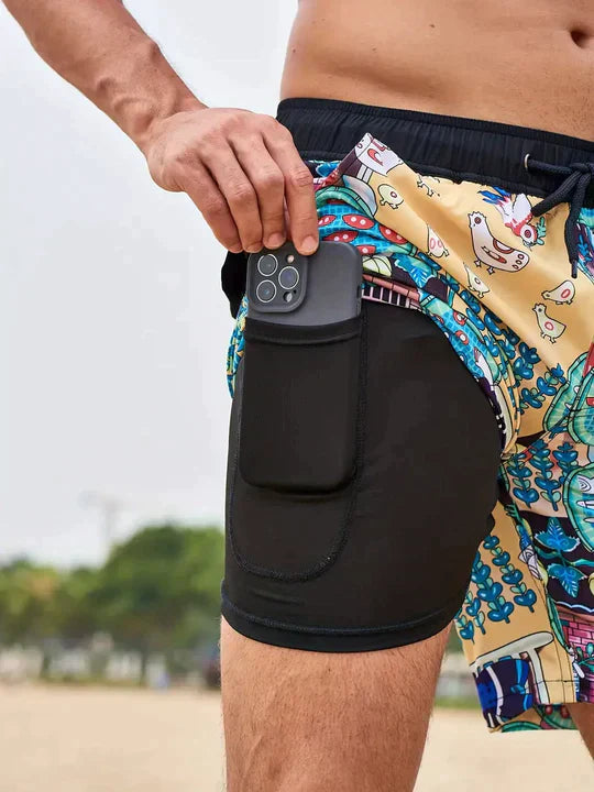 Darryl - Badeshorts - Lässig - Formaler Stil - Ideal für den Sommer für Herren