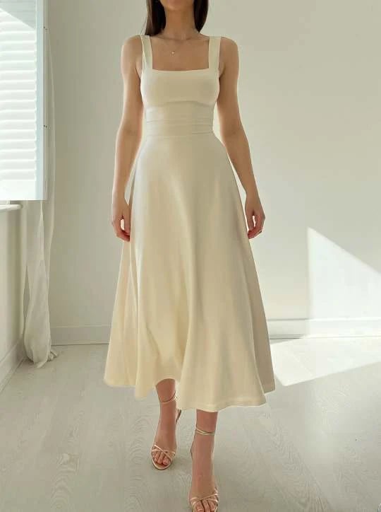 Novia - Bequemes Bambus-Midikleid für Damen