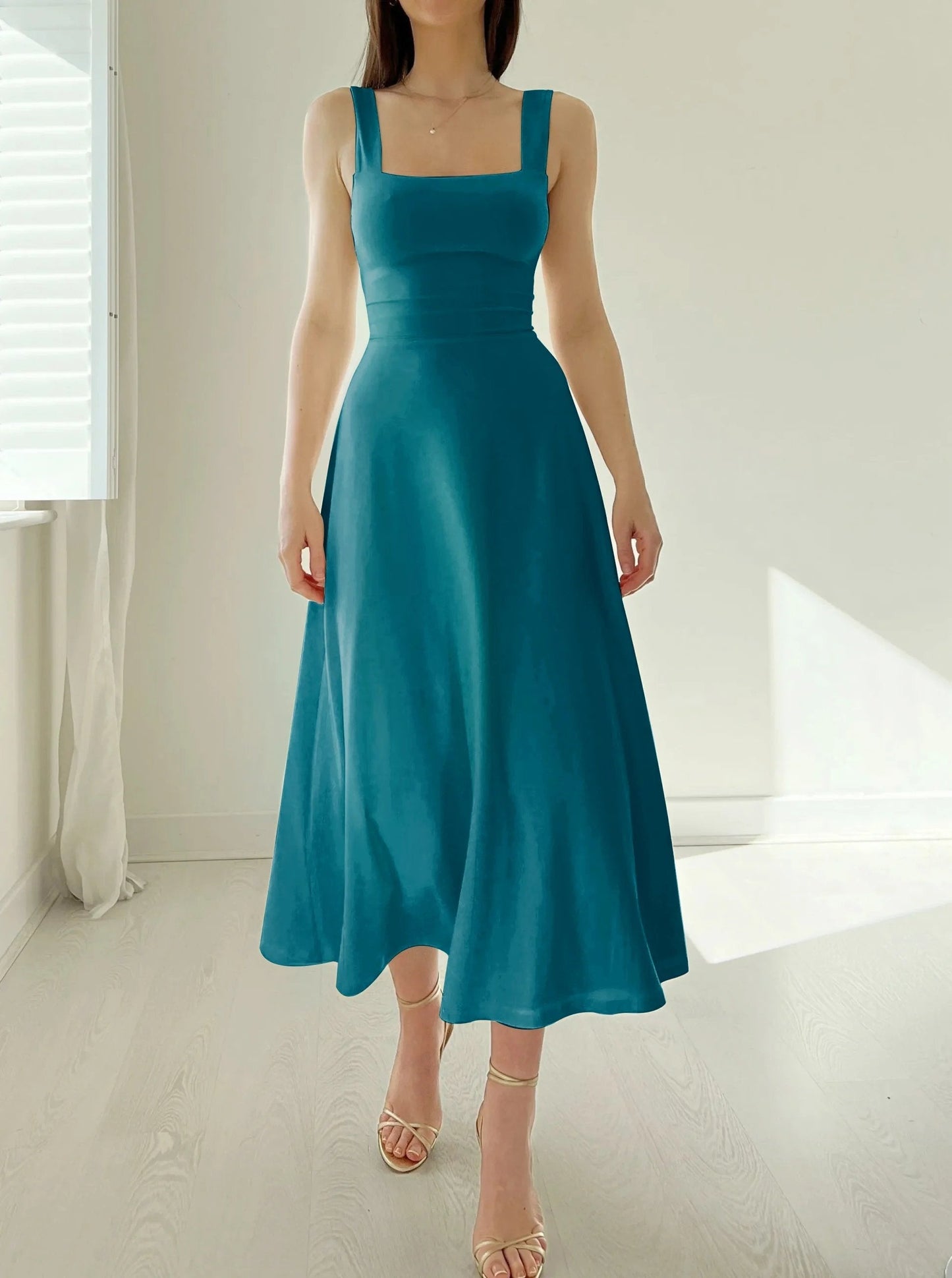 Novia - Bequemes Bambus-Midikleid für Damen