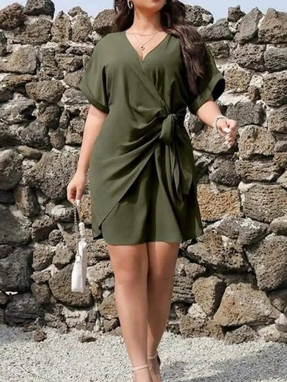 Blakely - Kleid - Schick - Armeegrün / Vielseitigs Design - Alltagstauglich für Damen