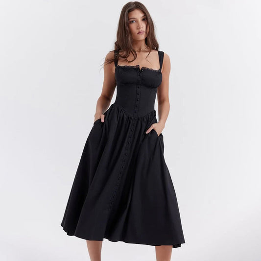 Nadine - Midikleid - Elegant - Formaler Stil - Ideal für den Sommer für Damen