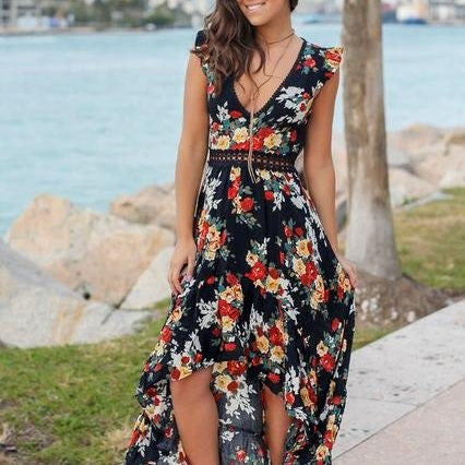 Klara - Kleid - Geblümt - Florales - Muster - Frühling/Sommer für Damen