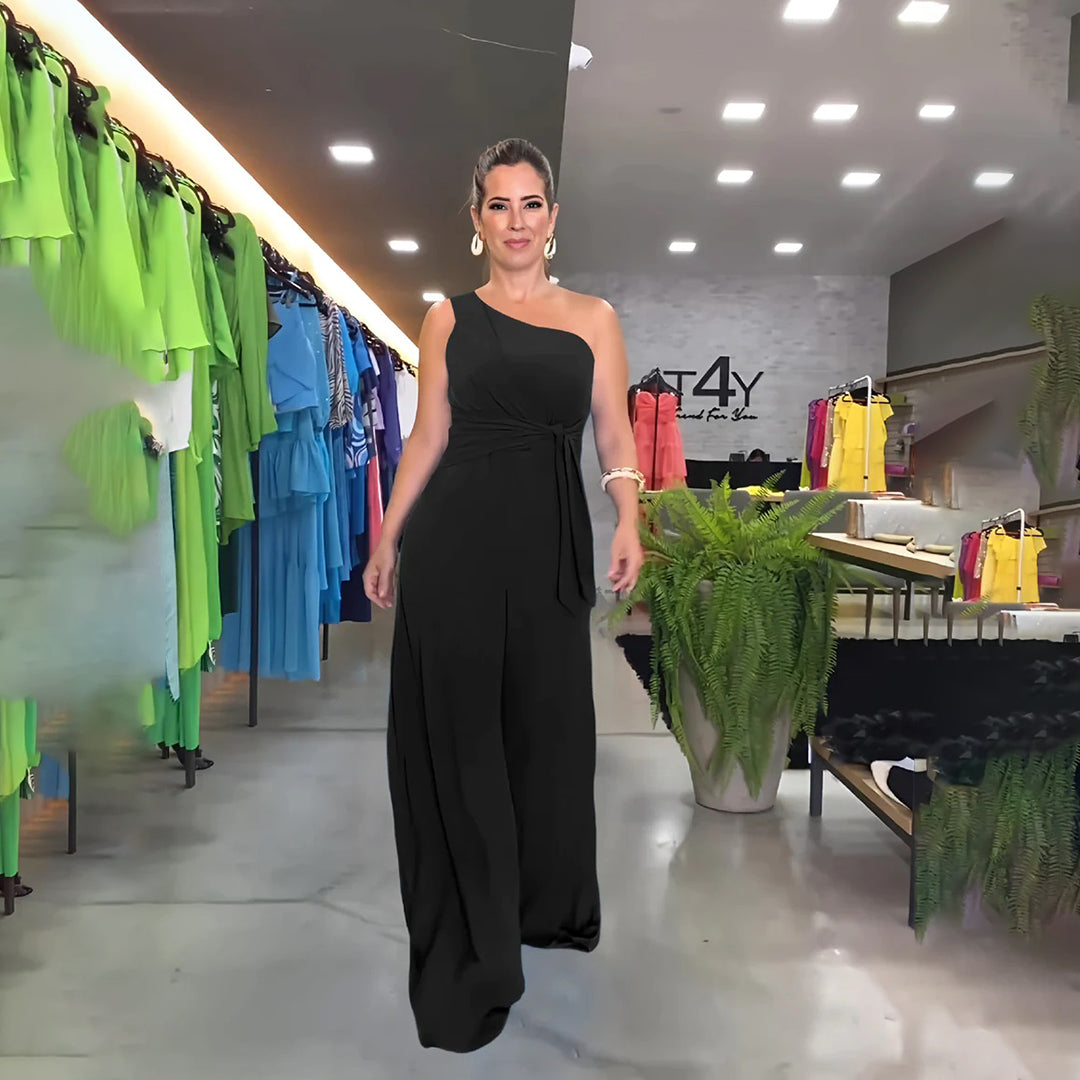 Marigold - Stylischer Ein-Schulter-Jumpsuit für Damen