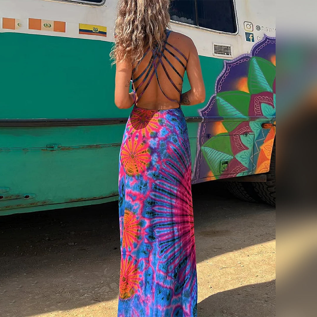 Madeline - Tie-Dye Sommerkleid für Damen