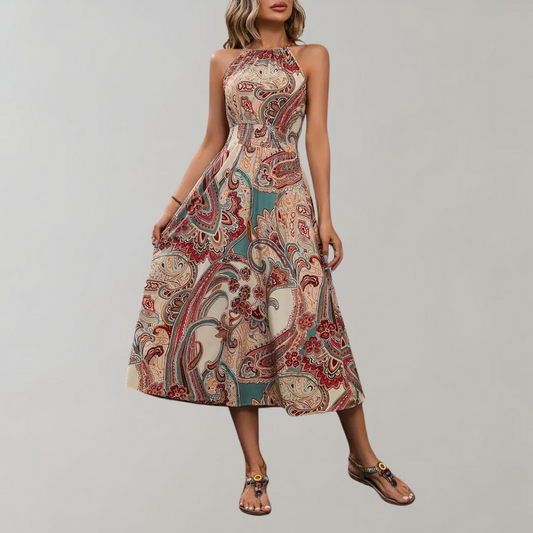 Brianna - Sommerkleid - Boho - Saisonale Kollektion-Khaki - Ideal für Summer für Damen