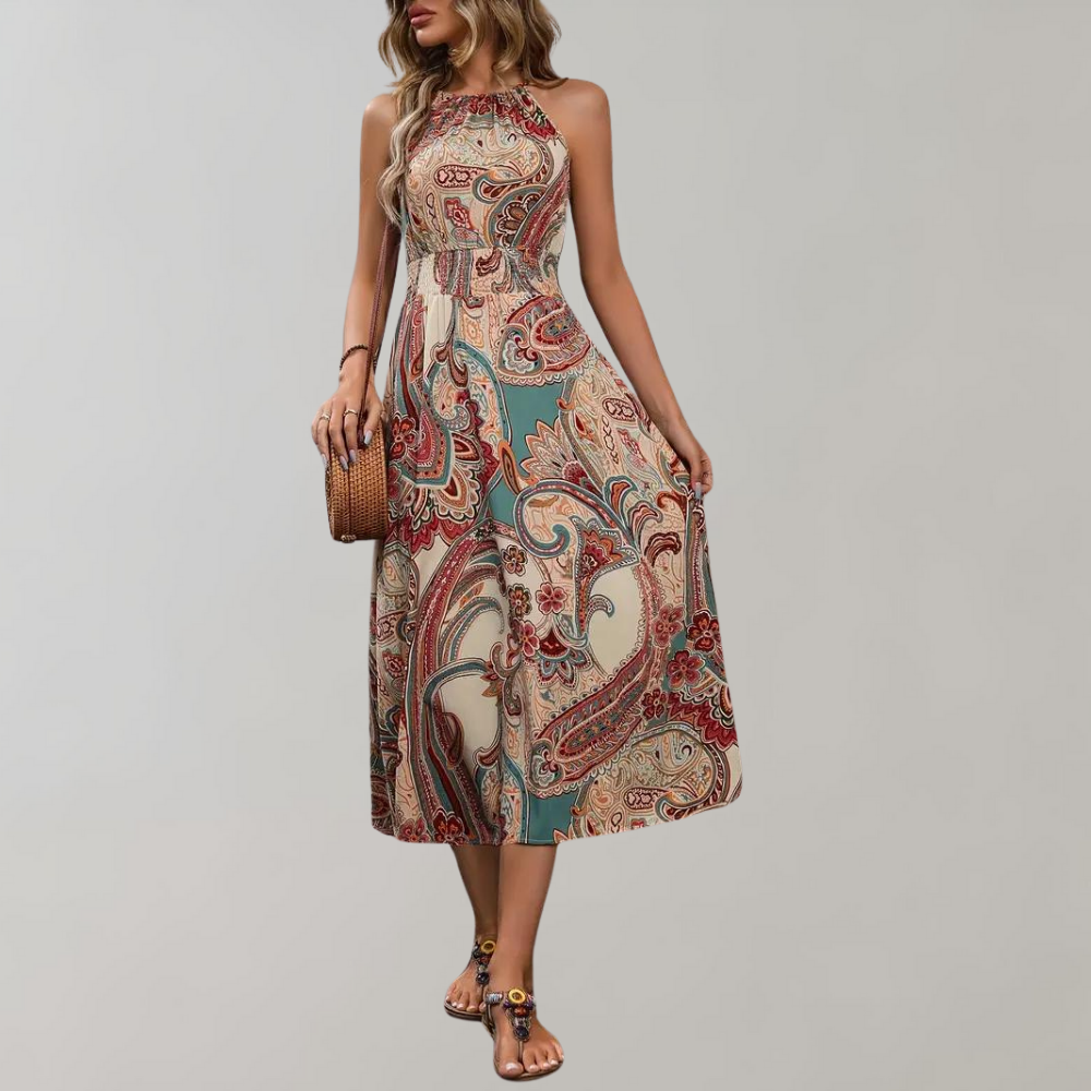 Brianna - Sommerkleid - Boho - Saisonale Kollektion-Khaki - Ideal für Summer für Damen