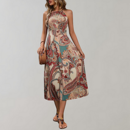 Brianna - Sommerkleid - Boho - Saisonale Kollektion-Khaki - Ideal für Summer für Damen