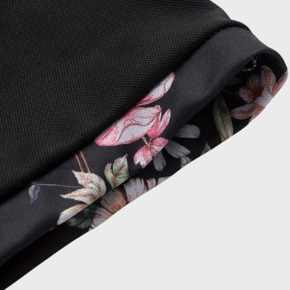 Sione - Poloshirt - Schick - Florals Futter/Höchleistigsstoff - Alltagstauglich für Herren