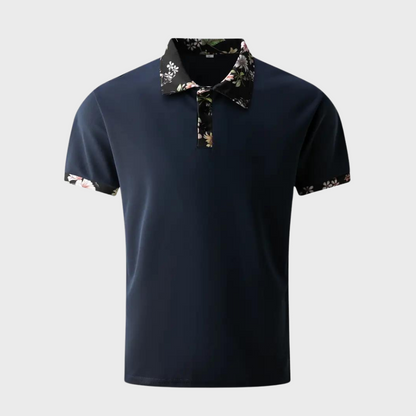 Sione - Poloshirt - Schick - Florals Futter/Höchleistigsstoff - Alltagstauglich für Herren