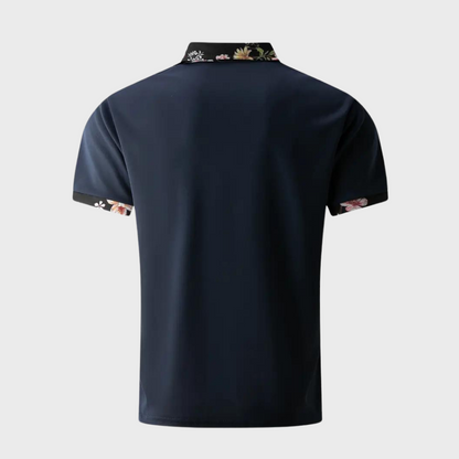 Andre - Poloshirt mit geblümtem Futter für Herren