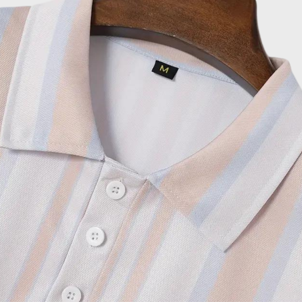 Ron - Poloshirt - Lässig - Mehrfarbig Saisonale Kollektion - Alltagstauglich für Herren