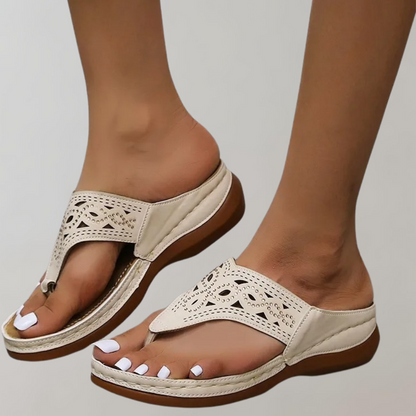 Mia - Sandalen - Lässig - Hochwertiges PU Material / Vielseitiges Design - Ideal für den Sommer für Damen