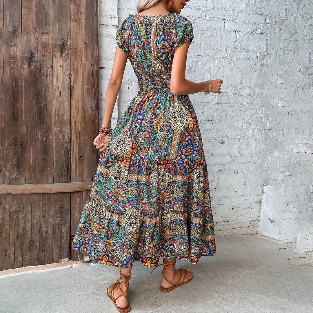 Kimberly - Freizeitkleid - Boho - Saisonale Kollektion / Vielseitigs Design - Alltagstauglich für Damen