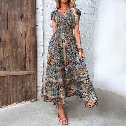 Kimberly - Freizeitkleid - Boho - Saisonale Kollektion / Vielseitigs Design - Alltagstauglich für Damen