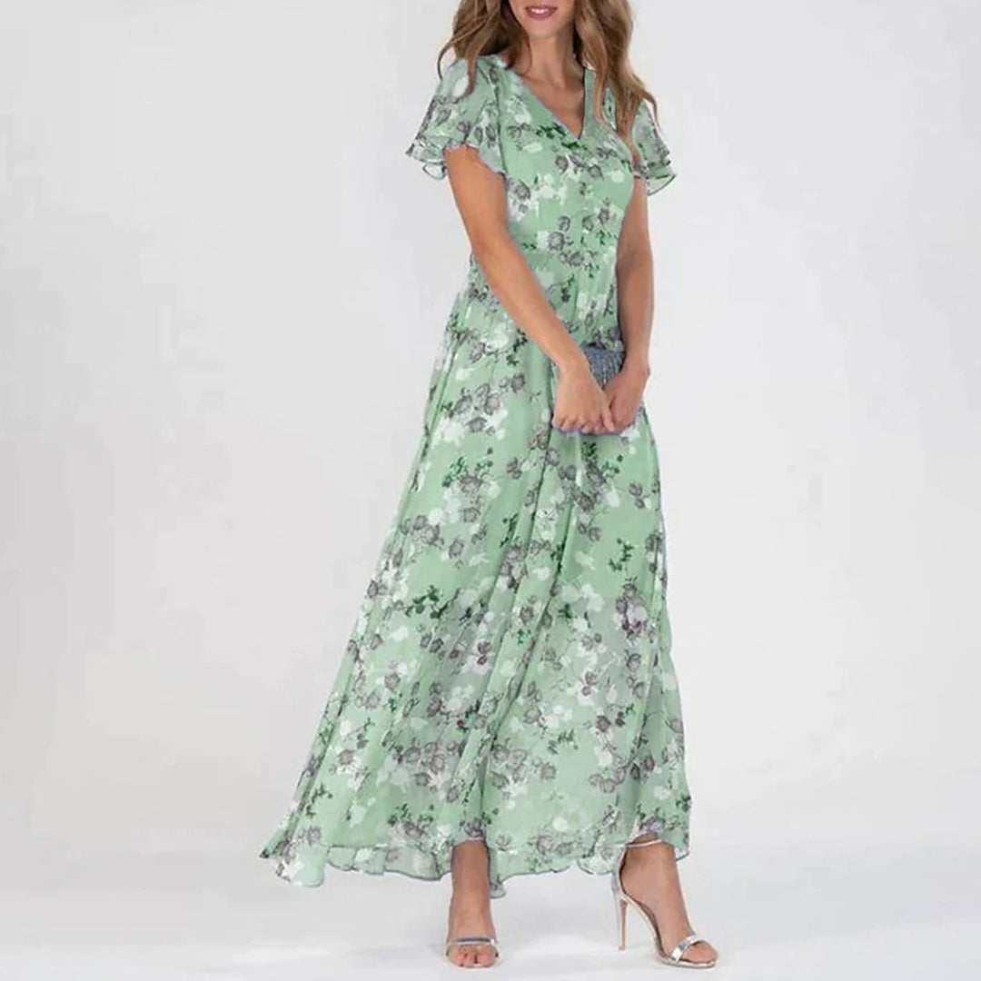 Seraphina - Maxikleid mit Blumenmuster - Elegant - Saisonale Kollektion - Ideal für formelle Anlässe für Damen