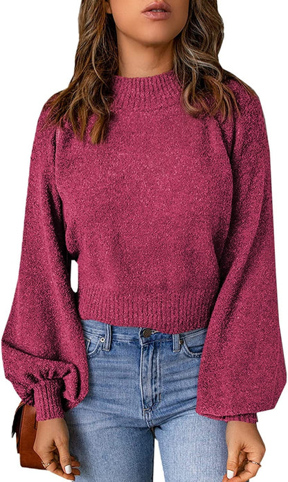 Klassischs Lockeres Strickpullover Mit Fledermausärmeln für Damen | Perfekt für alle Jahreszeiten