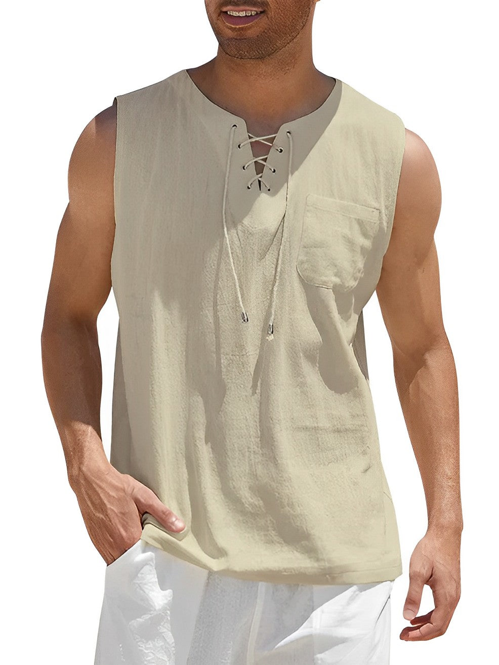 Jerrod - Sommertop - Schick/Elegant - Vielseitigs Design - Ideal für Summer für Herren