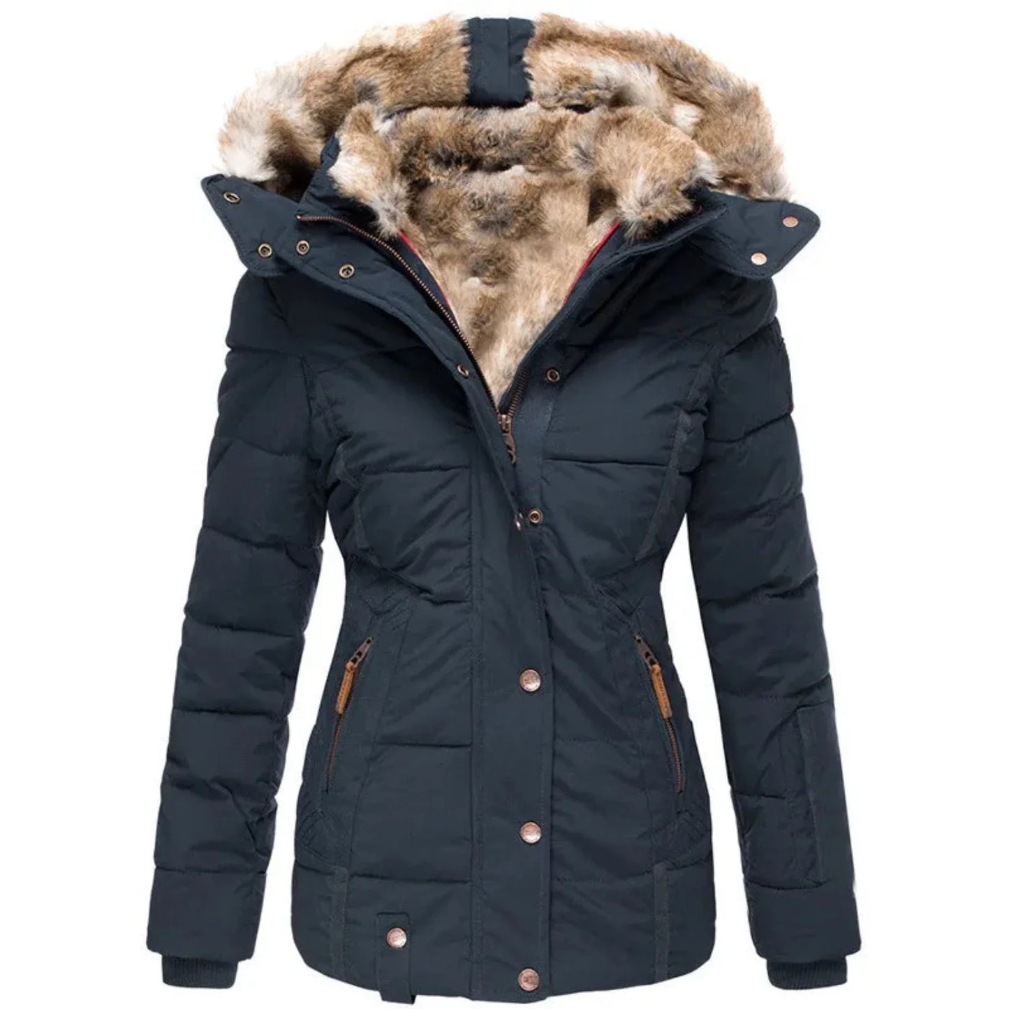 Michaella - Jacke - Luxus - Moderner Stil - Ideal für Herbst/Winter für Damen