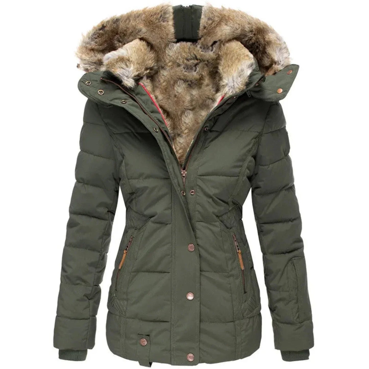 Michaella - Jacke - Luxus - Moderner Stil - Ideal für Herbst/Winter für Damen