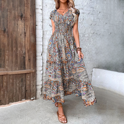 Kimberly - Freizeitkleid - Boho - Saisonale Kollektion / Vielseitigs Design - Alltagstauglich für Damen