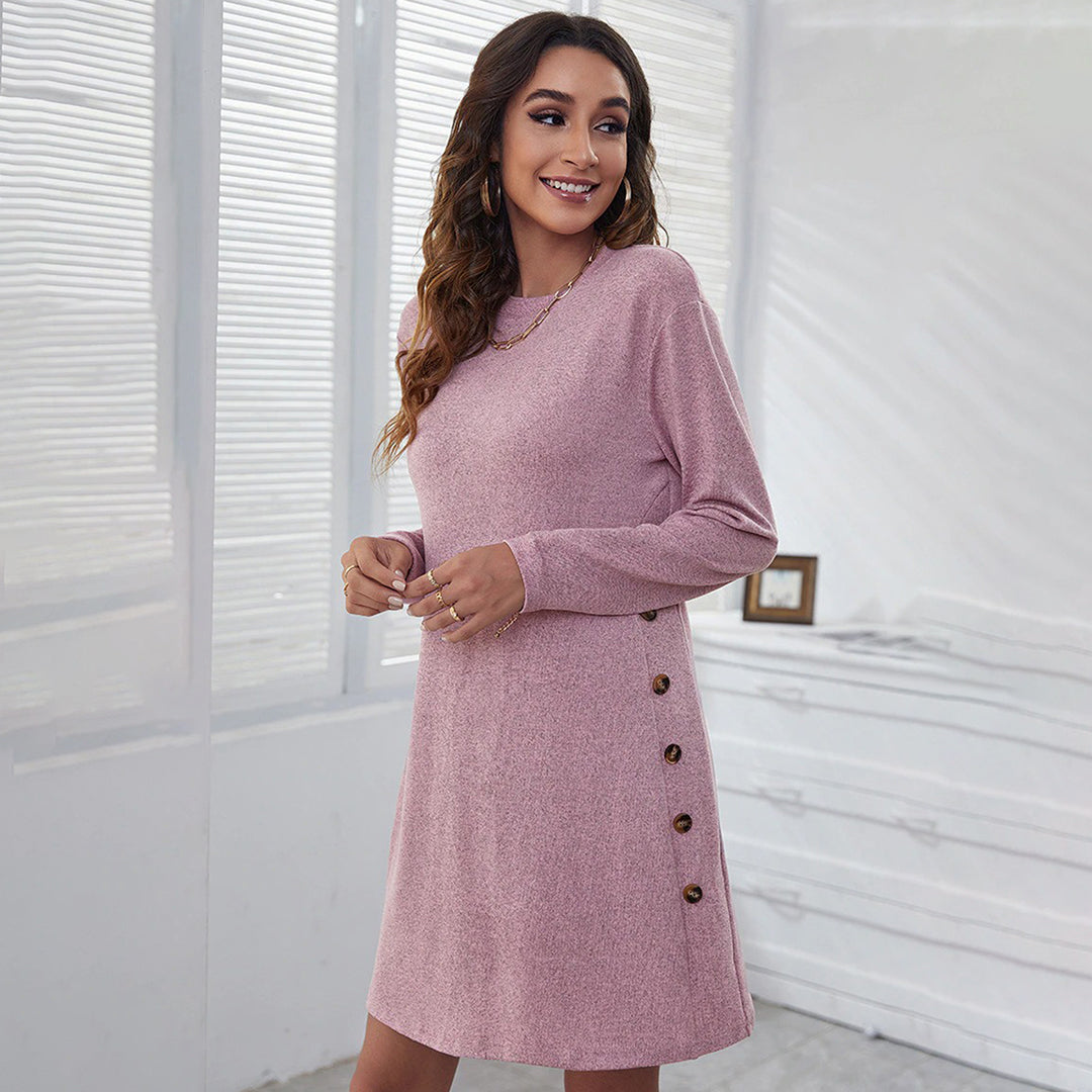 Henley - Kleid - Schick - Vielseitigs Design - Alltagstauglich für Damen