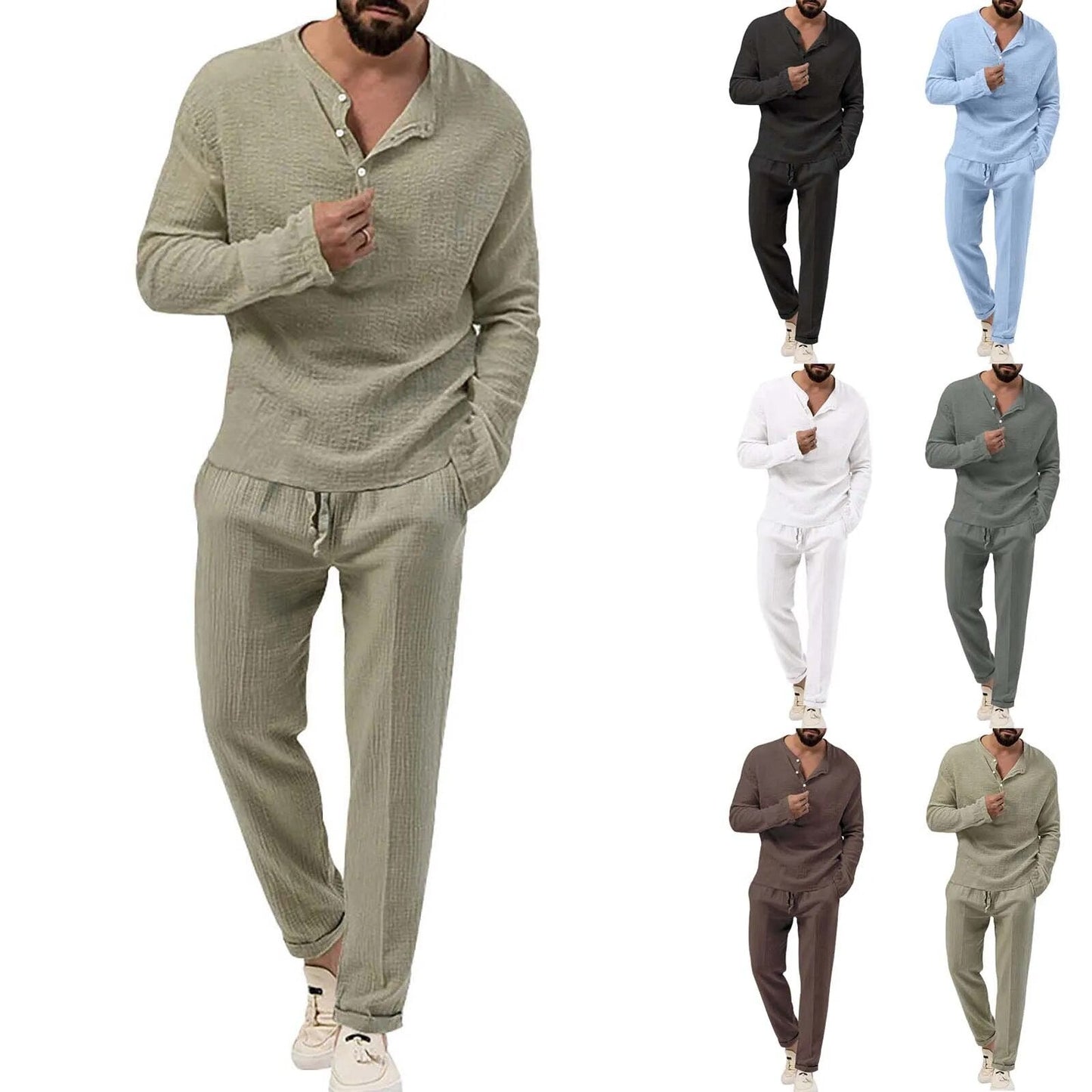 Sean - Sommer-Set - Lässig - Formaler Stil - Ideal für den Sommer für Herren