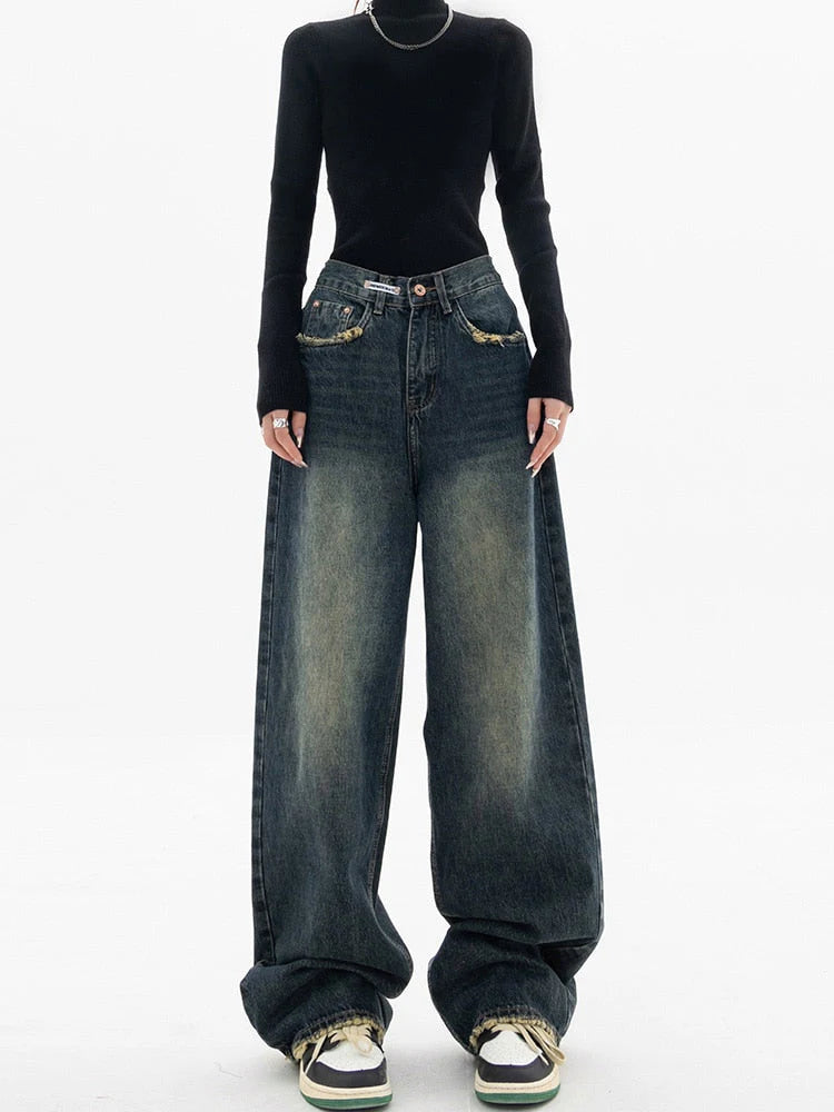 Oversized Baggy Jeans für Damen | Perfekt für lässige Tage