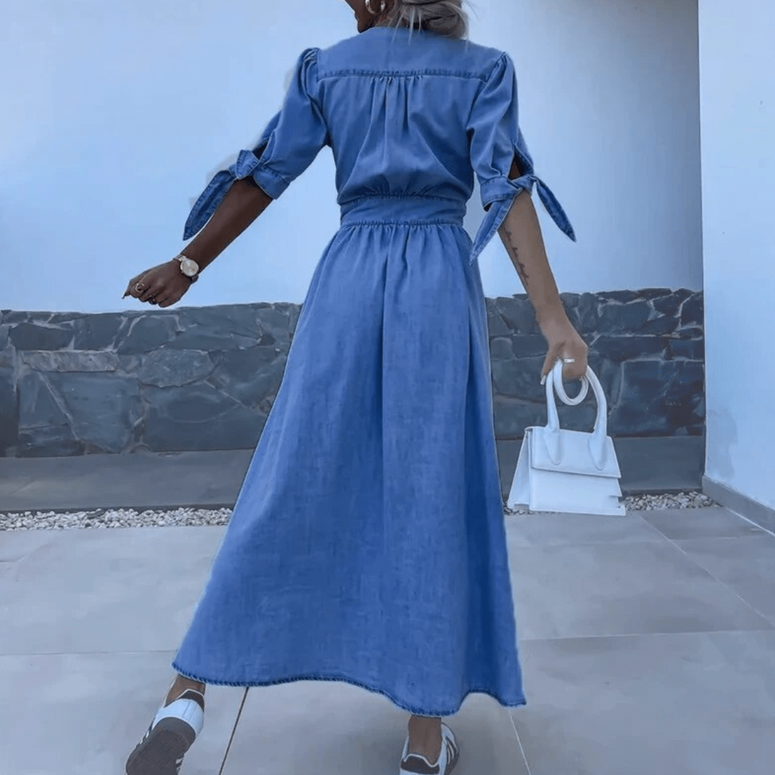 Blanche - Vintage Denim Kleid für Damen